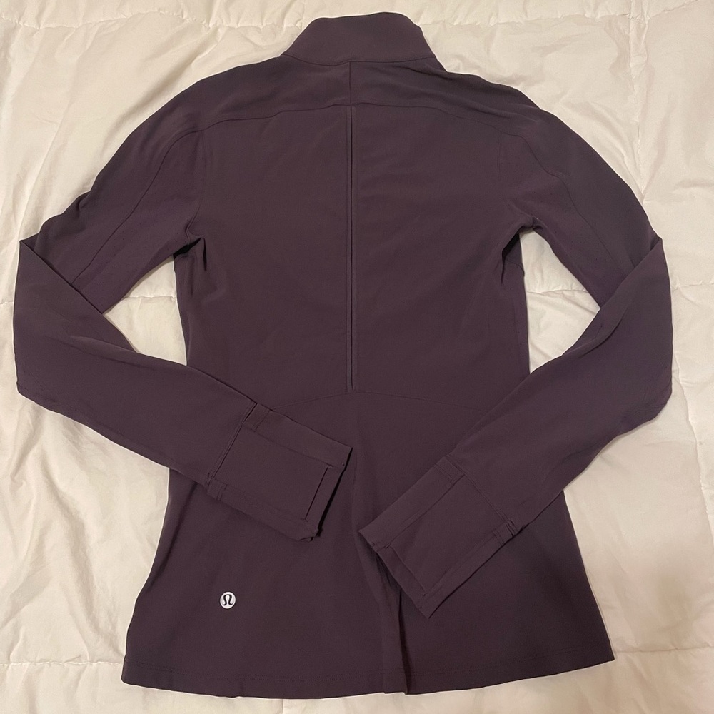 Lululemon Sleek Essentials Jacket Boysenberry Size 4 - Picture 6 of 9